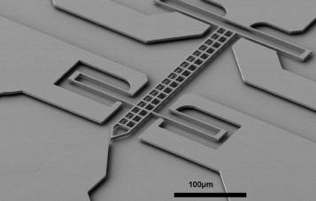 field emission for microresonator detection