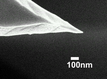 field emission for microresonator detection