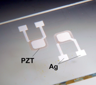 PDVF PMMA pyroelectric